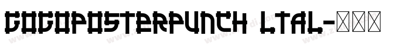 GoGoPosterPunch ltal字体转换